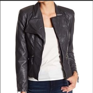 BLANK NYC Faux Leather Moto Jacket
